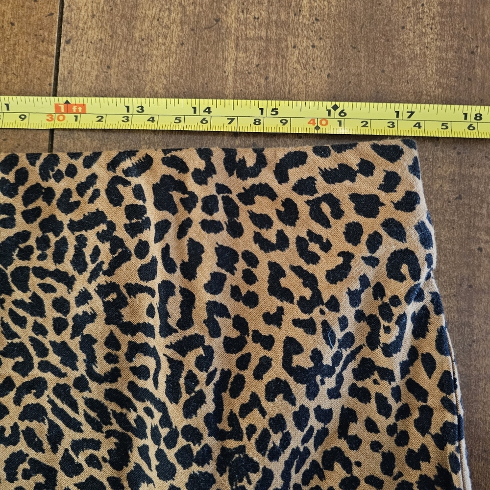 NWT J. Crew Leopard Print Pencil Skirt - Picture 8 of 11